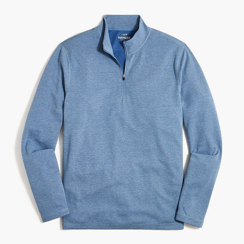 Performance waffle half-zip | J.Crew Factory