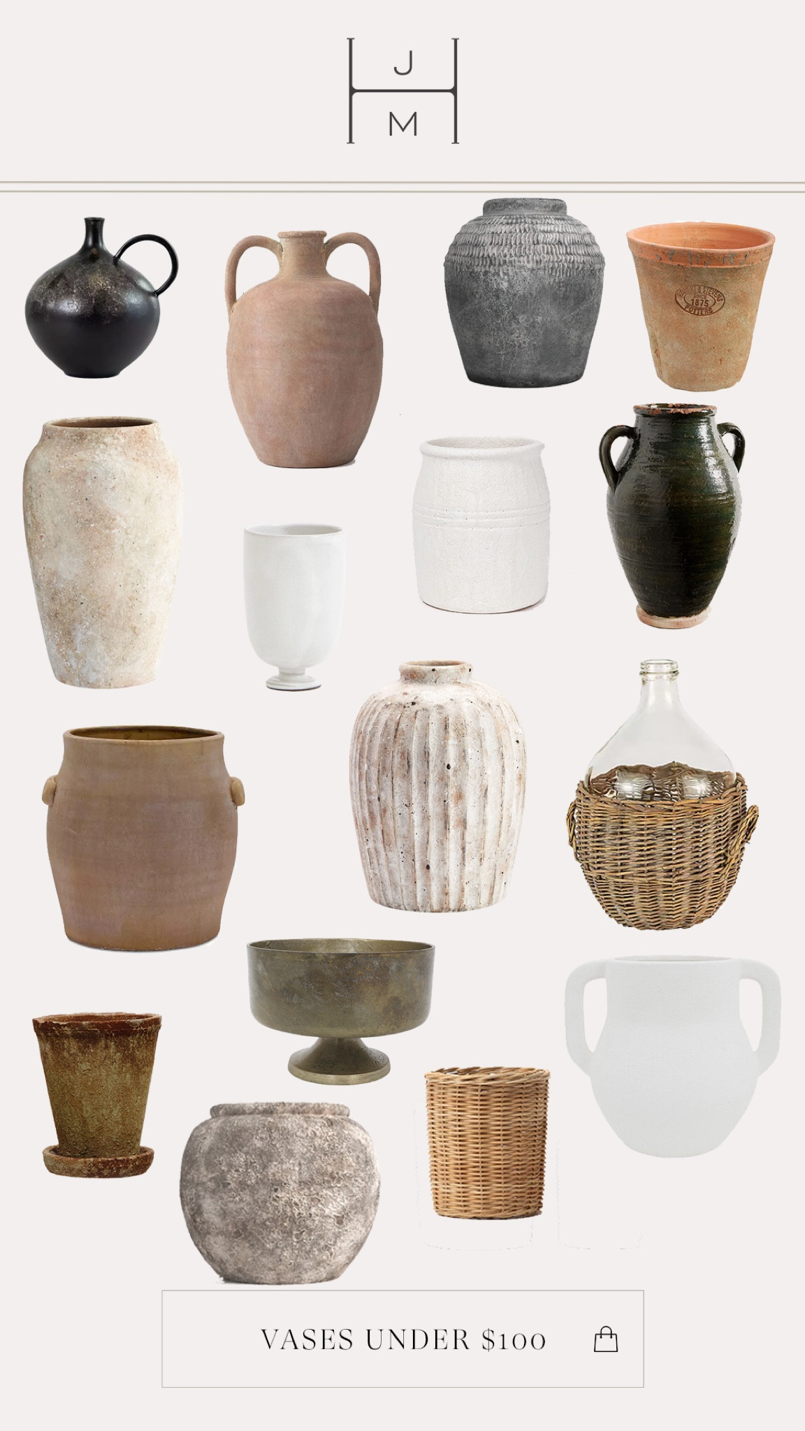 My favorite vases under $100. 

#LTKunder100 #LTKhome #LTKunder50