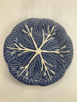 Bordallo Pinheiro Sapphire Blue Cabbage Plate 7 1/2" - Made In Portugal | eBay | eBay US