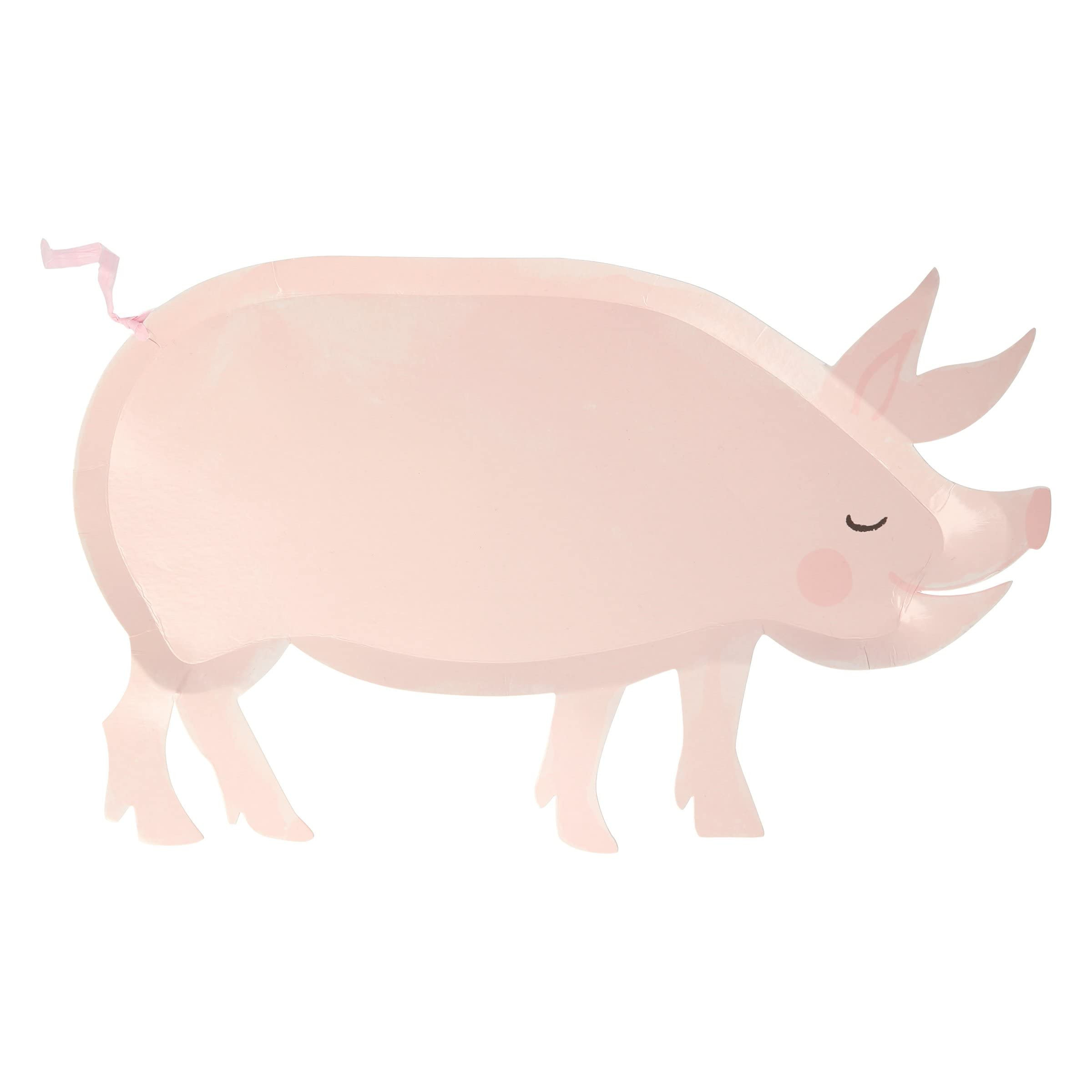 Meri Meri On The Farm Pig Plates (Pack of 12) | Amazon (UK)