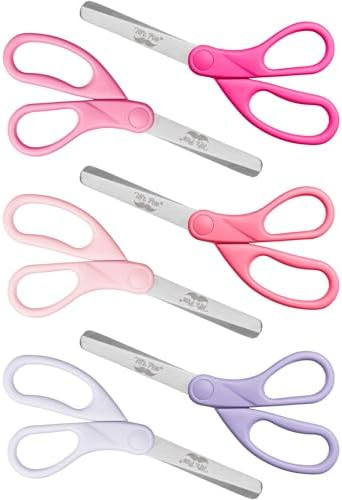 Mr. Pen- Kids Scissors, 6 Pack, 5 Inch, Blush Bloom Color, Ages 4+ | Stainless Steel Blunt Tip & ... | Amazon (US)