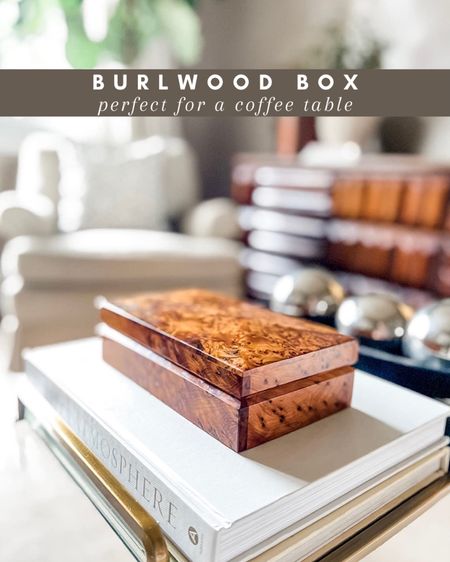 My favorite decorative box is under $35 now 👏🏼 love this for hiding away remotes. 

Burl wood box, decorative box, storage decor, functional decor, decorative accessories, home decor under $50, coffee table decor, Bookcase decor, entryway decor, coffee table styling, bookcase styling, Amazon sale, sale, sale find, sale alert, Living room, bedroom, guest room, dining room, entryway, seating area, family room, Modern home decor, traditional home decor, budget friendly home decor, Interior design, shoppable inspiration, curated styling, beautiful spaces, classic home decor, bedroom styling, living room styling, dining room styling, look for less, designer inspired, Amazon, Amazon home, Amazon must haves, Amazon finds, amazon favorites, Amazon home decor #amazon #amazonhome

#LTKfindsunder50 #LTKsalealert #LTKhome