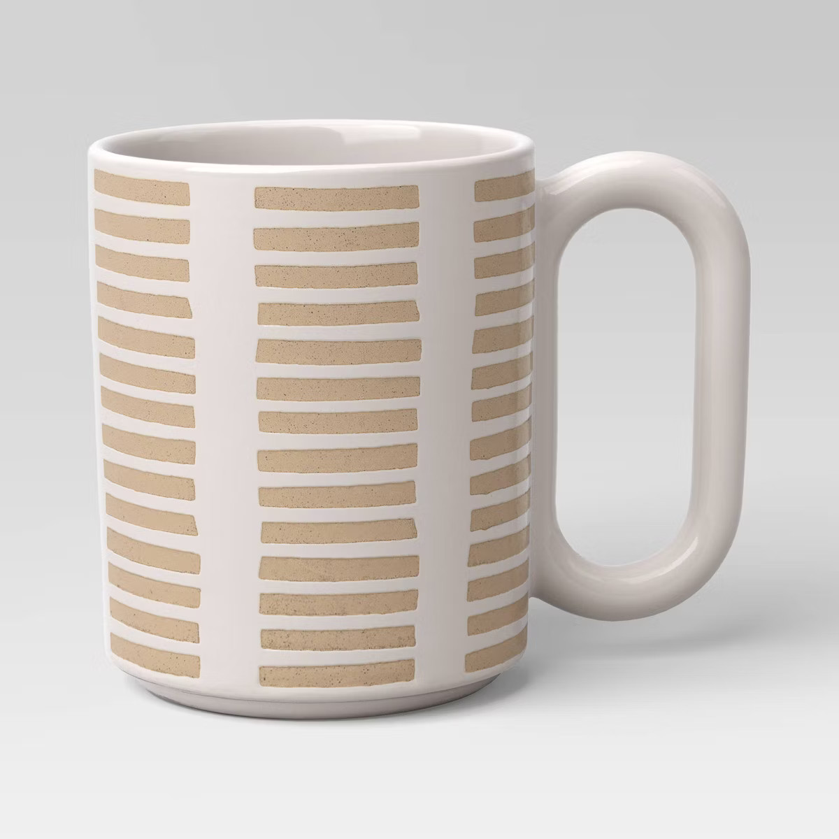 16oz Stoneware Broken Blinds Print Mug Golden Apple - Room Essentials™ | Target