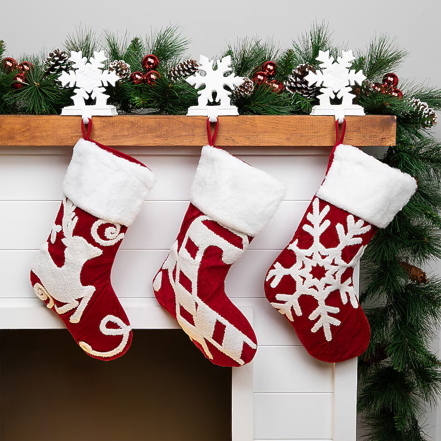 Northlight 9-in Red Christmas Stocking | Lowe's