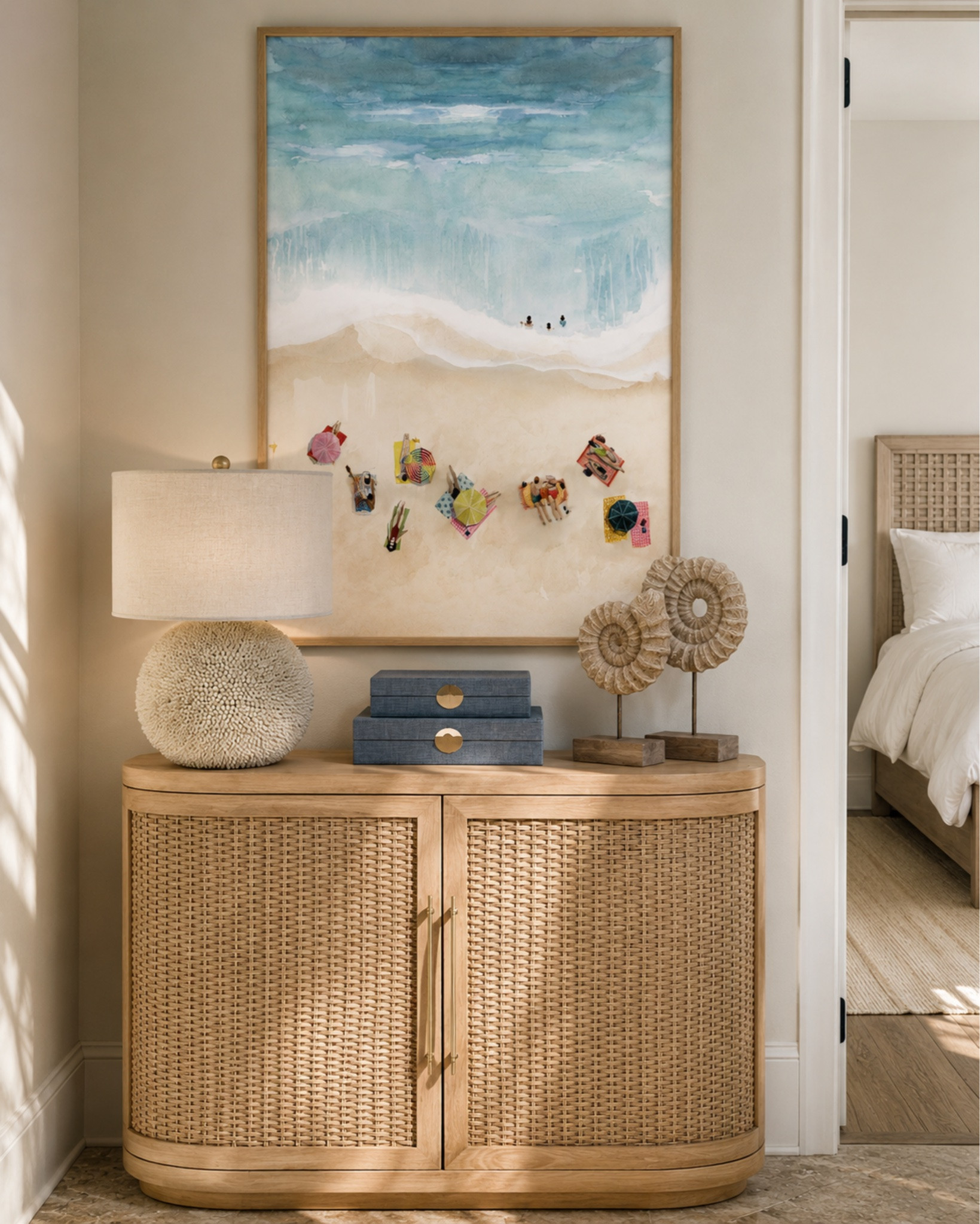 A coastal hallway console styling

#LTKdayinmylife #LTKHome #LTKSaleAlert