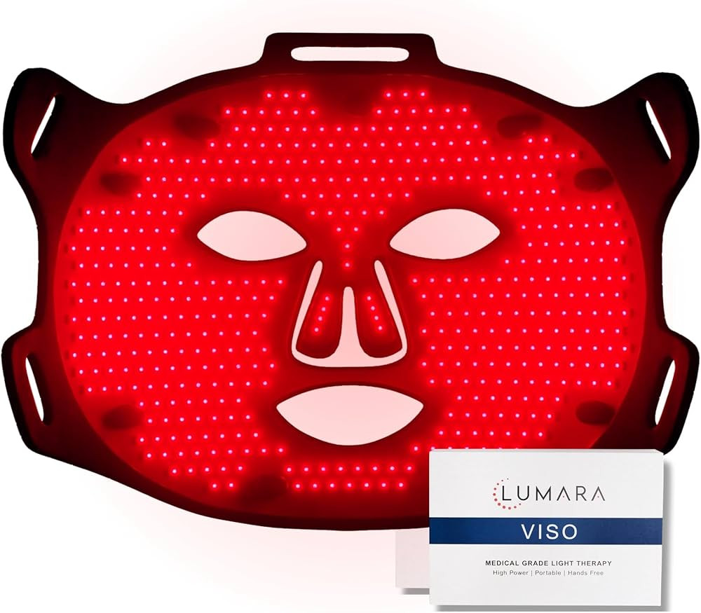 LUMARA VISO Red Light Therapy for Face - 470 LEDs with Uniform Coverage - Facial Skin Care Device... | Amazon (US)