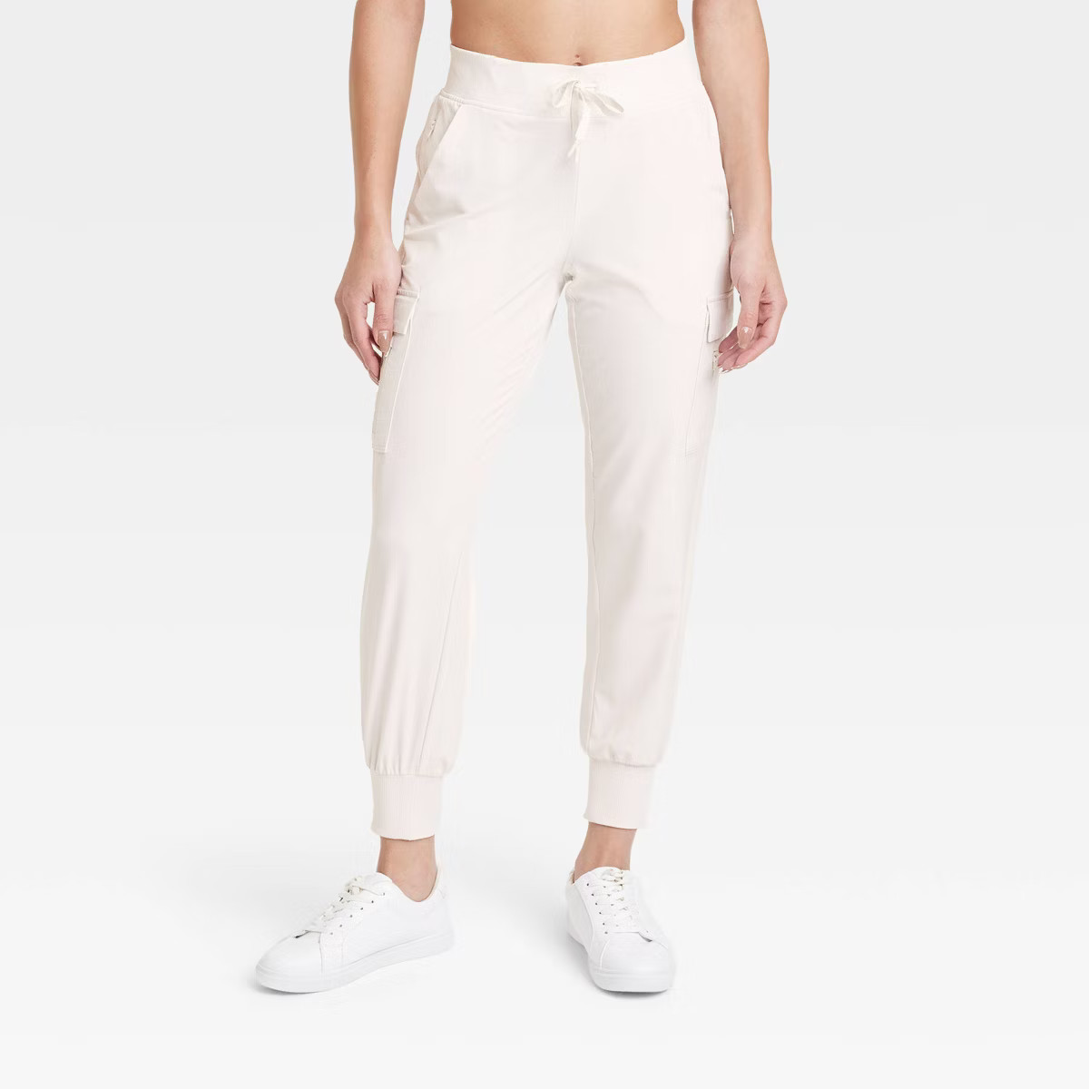 Women's Stretch Woven Tapered Cargo Pants - All in Motion™ | Target