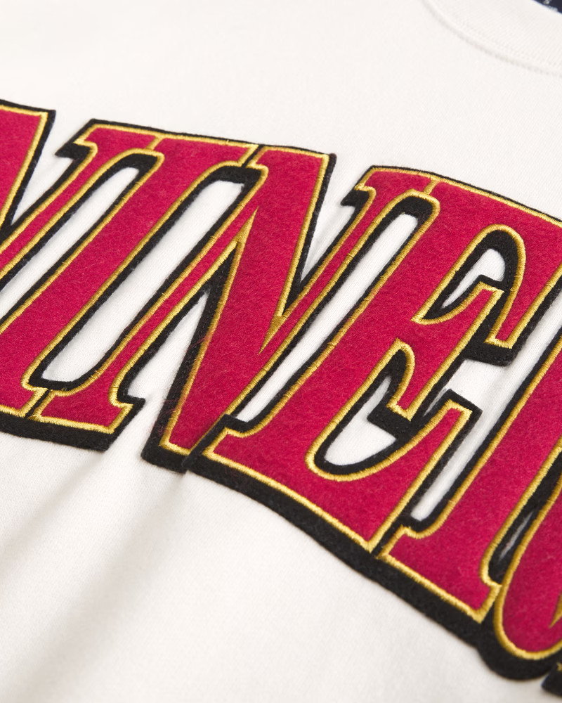 San Francisco 49ers Graphic Oversized Sunday Crew | Abercrombie & Fitch (US)