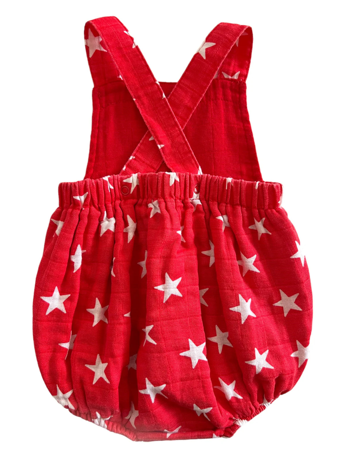 Muslin Retro Sunsuit, Star Spangled | SpearmintLOVE
