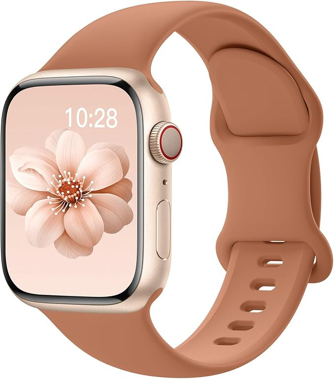 Sport Silicone Band Compatible with Apple Watch Bands 40mm 38mm 41mm 44mm 45mm 42mm 49mm Women Me... | Amazon (US)