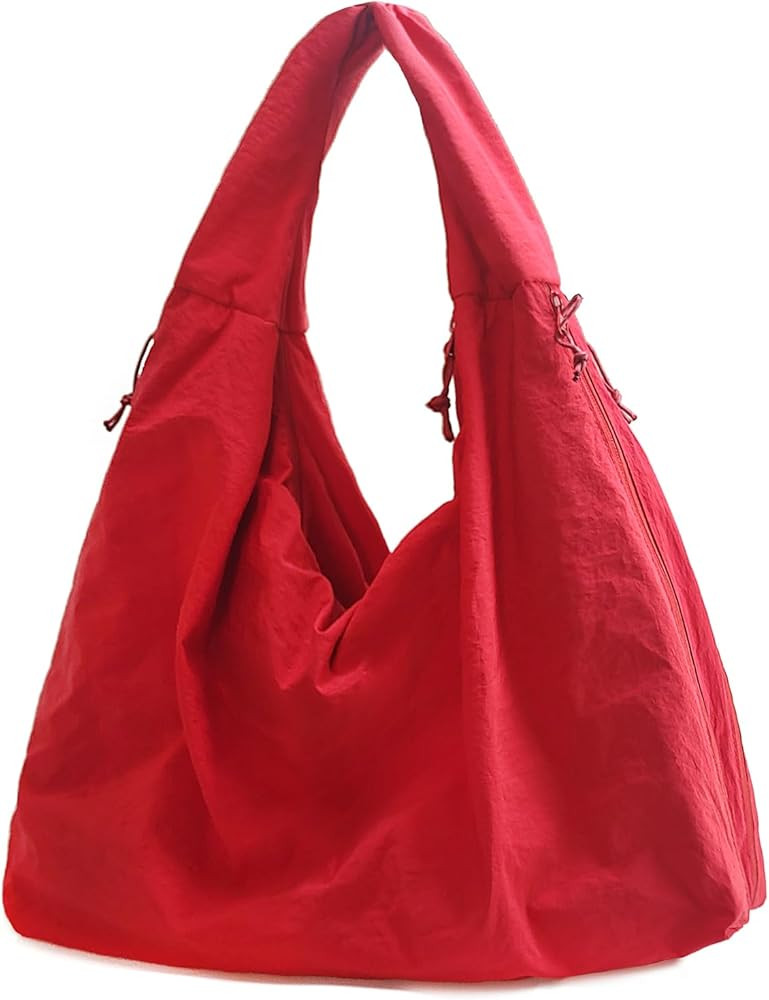 KAMEILONG Large Nylon Hobo Bag Women Crescent Shoulder Bag Vintage Tote Bag Casual Shopper Handba... | Amazon (US)