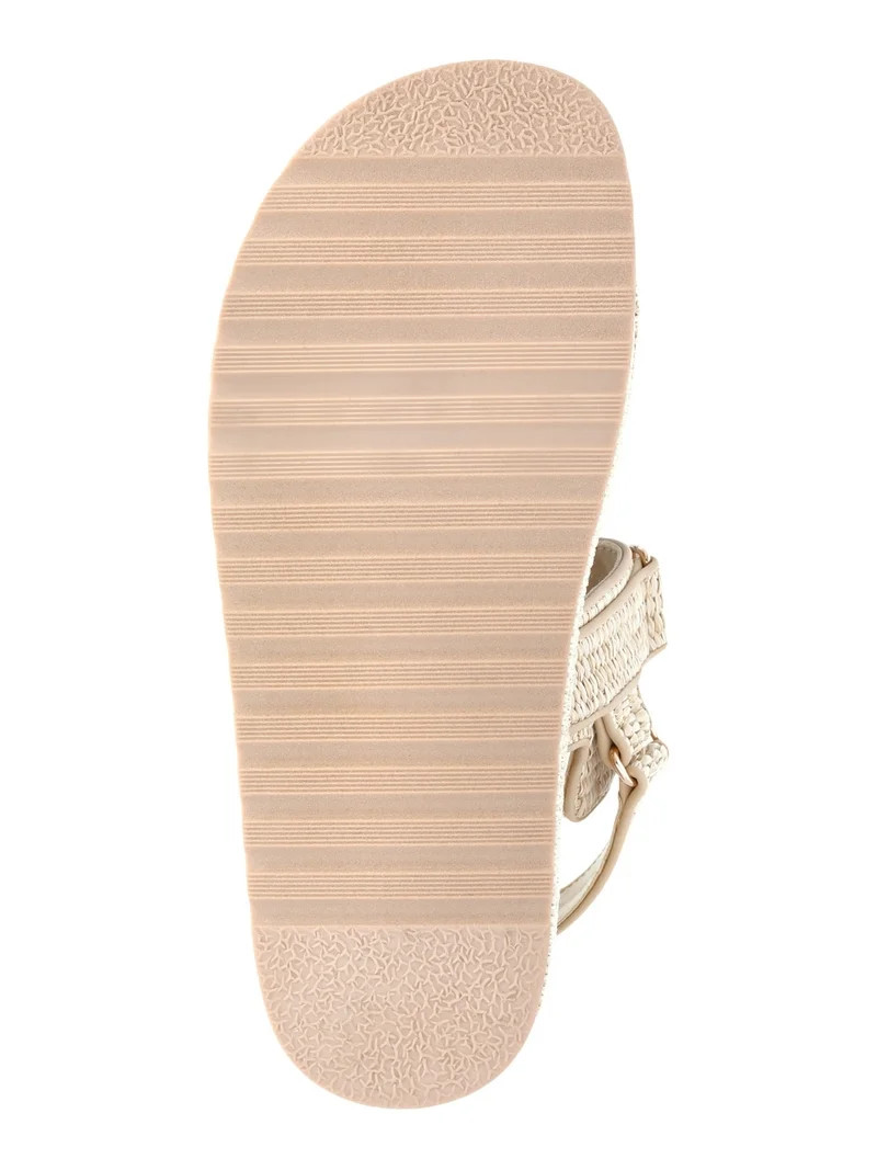 Madden NYC Women's Raffia Platform Sandals - Walmart.com | Walmart (US)