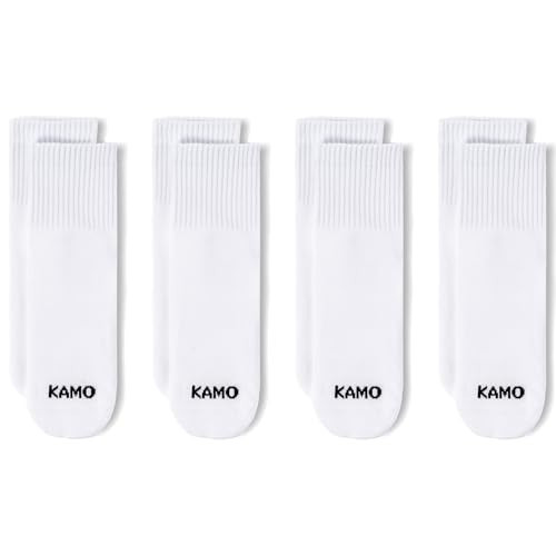 Amazon.com: Kamo Fitness The Daily 4-Pack \u2013 Ankle Socks for Women, Athletic Half Crew Socks,... | Amazon (US)
