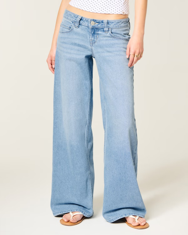 Hollister Andi Adjustable Waist Ultra Low-Rise Super Baggy Jeans | Hollister (US)