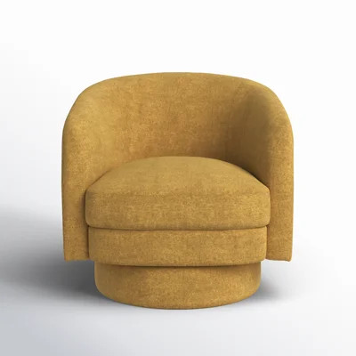 Genoa Upholstered Swivel Barrel Chair | Wayfair North America