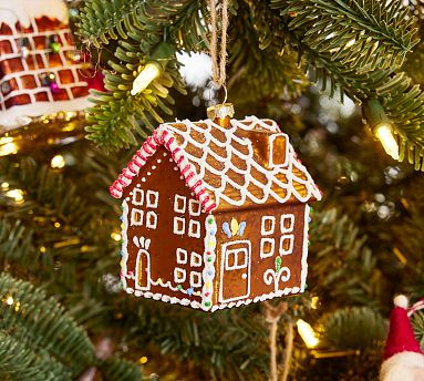 Gingerbread House Ornament | Pottery Barn (US)