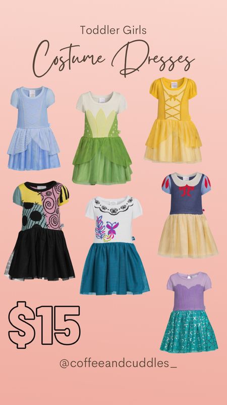 $15 Costume Dresses for toddler girls at Walmart 

#LTKSeasonal #LTKkids #LTKunder50