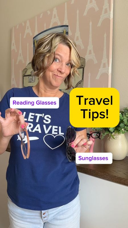 How I Travel with: reading glasses, sunglasses, how to clean them, off brand is fine, 2-sided glasses case for travel is amazing for packing in a crossbody bag 

#LTKWorkwear #LTKTravel #LTKStyleTip