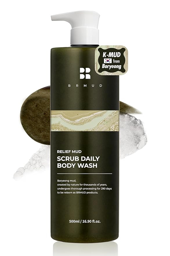 Relief Mud Scrub Daily Body Wash by Brmud for Unisex - 16.9 oz Body Wash | Amazon (US)
