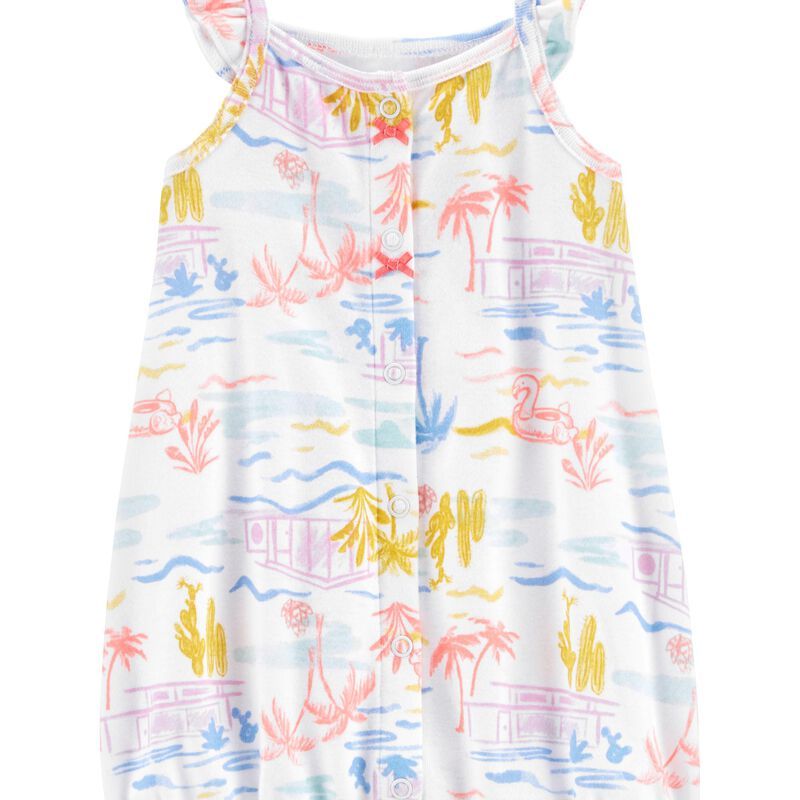 Palm Tree Snap-Up Romper | Carter's