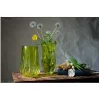 Green Glass Vase, 1970S Vintage, Rustic Home Decor, Cottagecore Vase | Etsy (US)