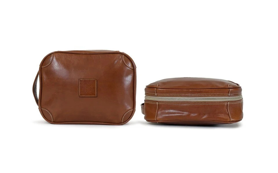 Doppelt Shaving Kit in Florentine Leather | Barrington Gifts