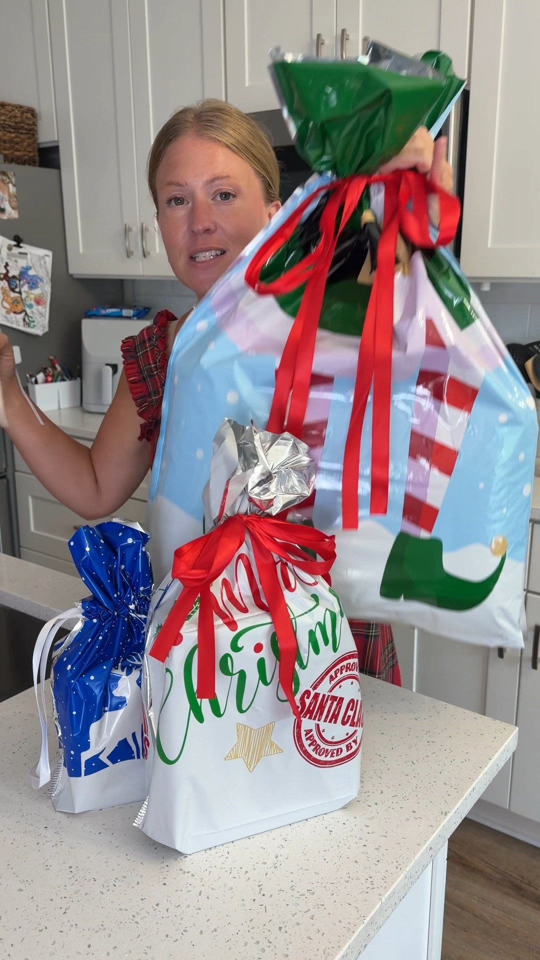 Kringle express gift bags with gift tags for Christmas in July! #christmasinjuly #kringleexpress #giftbags #kringleexpressgiftbags

#LTKSeasonal #LTKHome