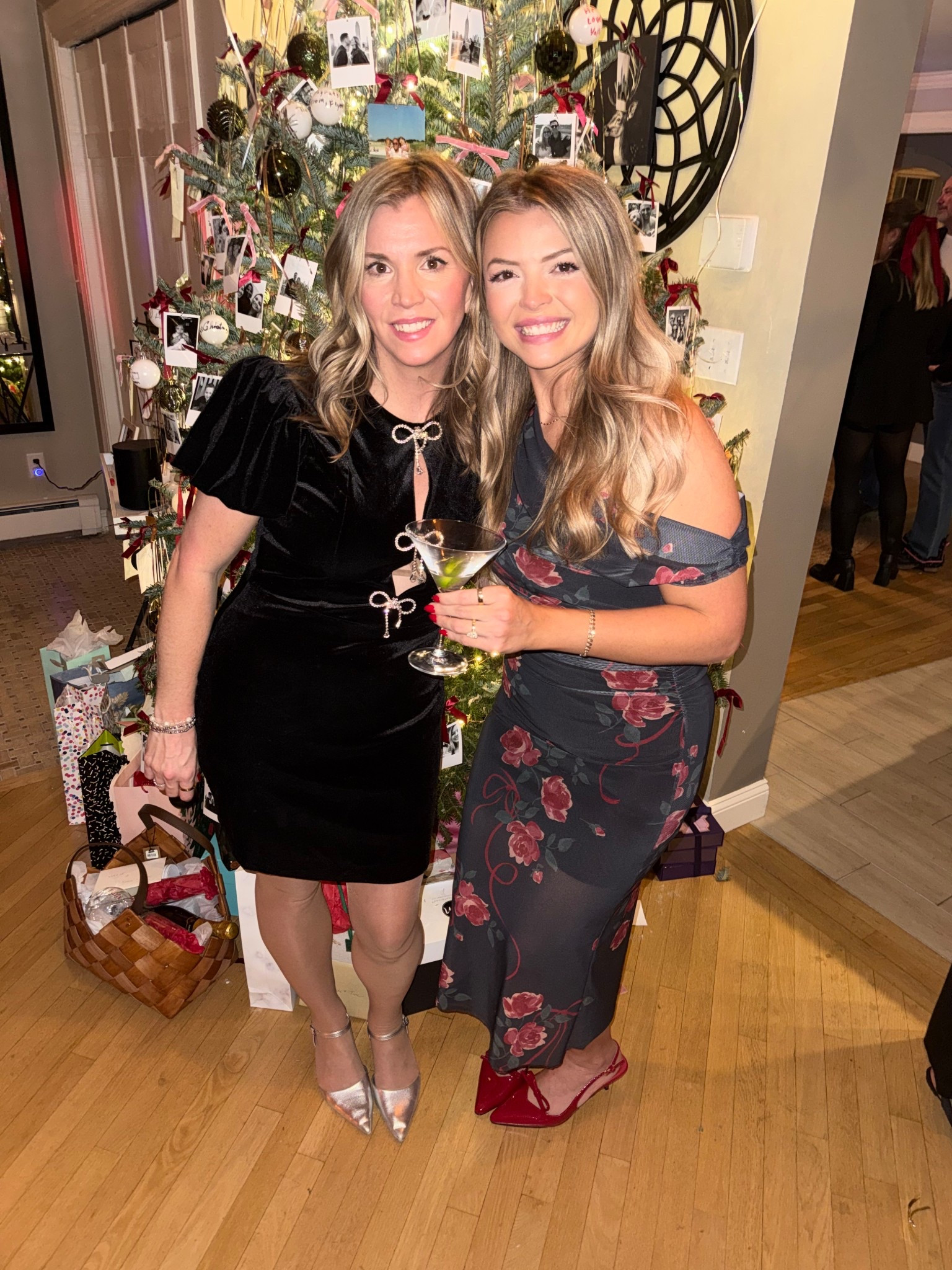 Celebrating my beautiful cousin at her engagement party! Wearing this dress in a 6 - so flattering! Great for New Year’s Eve too! 

#LTKPetite #LTKOver40 #LTKHoliday