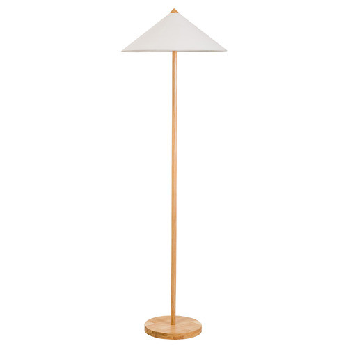 Temple & Webster Kahli Timber Floor Lamp | Temple & Webster AU