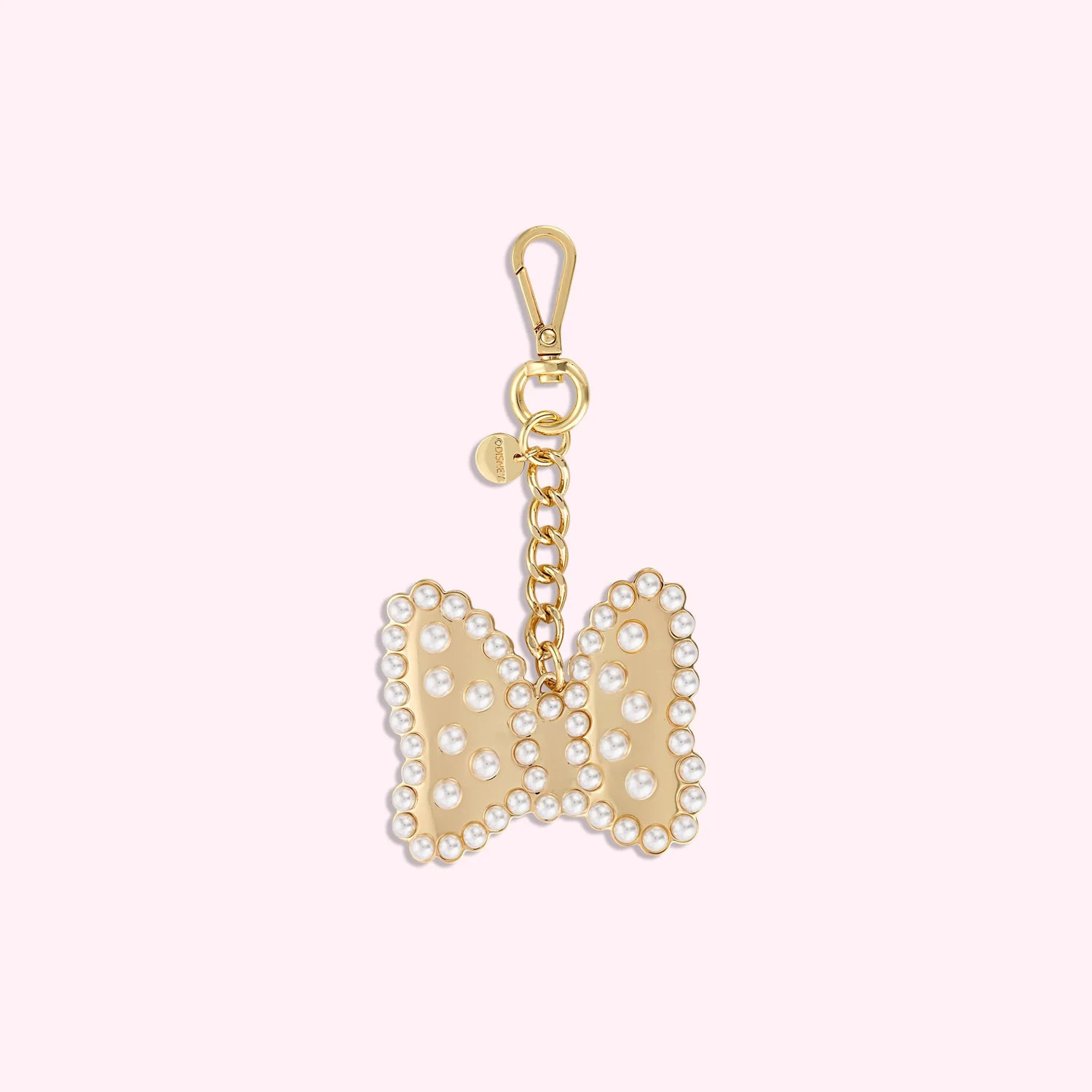 Minnie Mouse Pearl Bow Bag Charm | Stoney Clover Lane