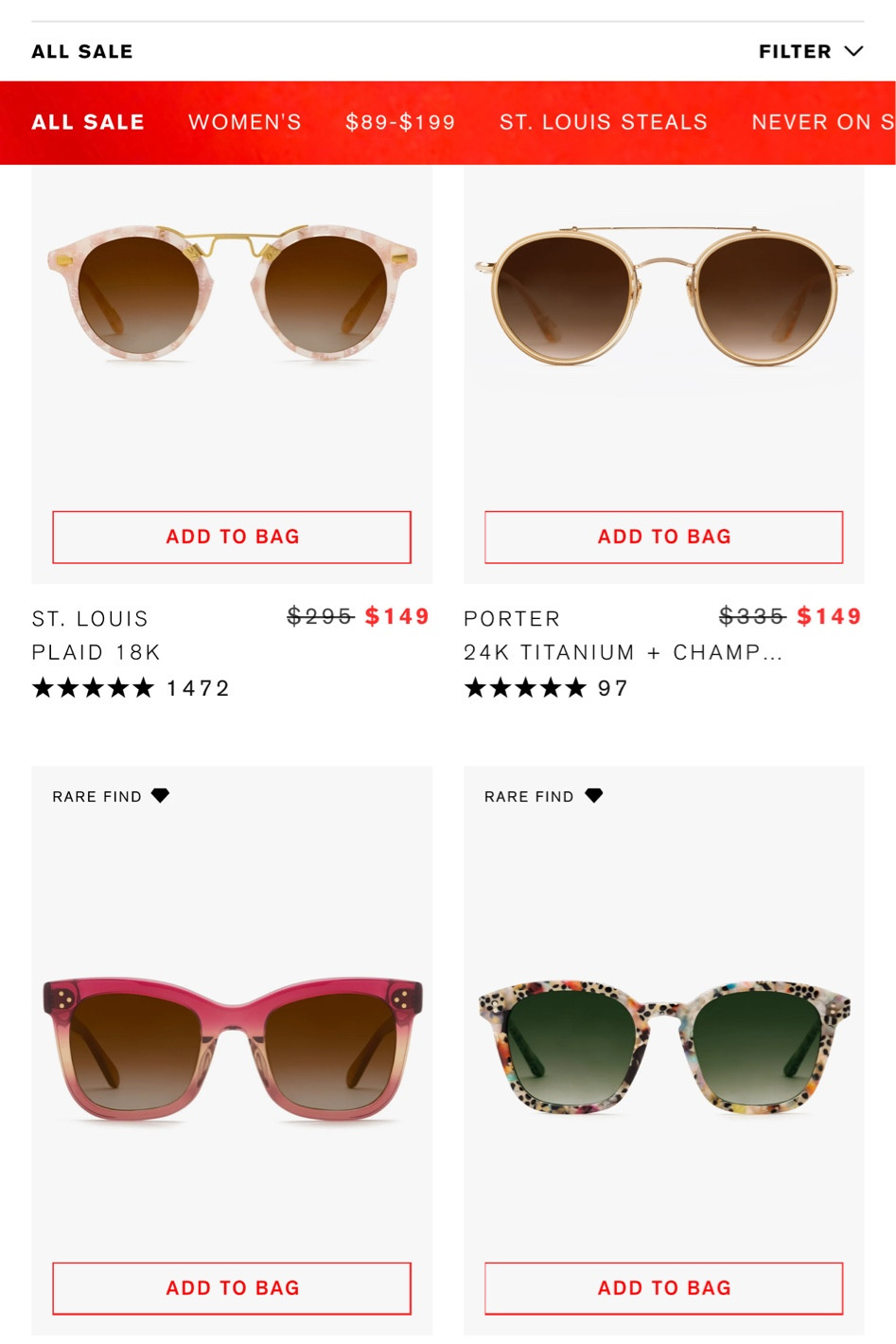 KREWE sunnies on SALE 🎉🎉 picked up two pair I’ve had my eye on! 

#LTKFindsUnder100 #LTKStyleTip #LTKSaleAlert