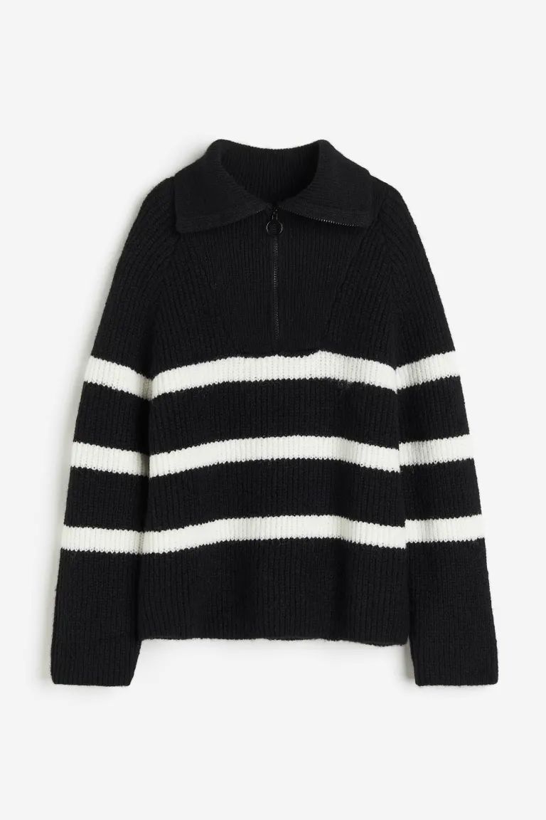 Oversized Half-zip Sweater | H&M (US + CA)