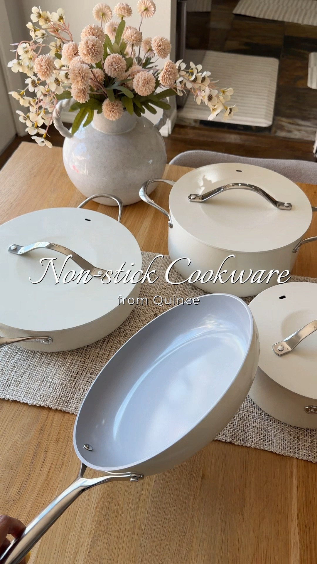 Aesthetic minimal non stick cookware from
one Quince.

#LTKfoodie #LTKHome #LTKmomlife