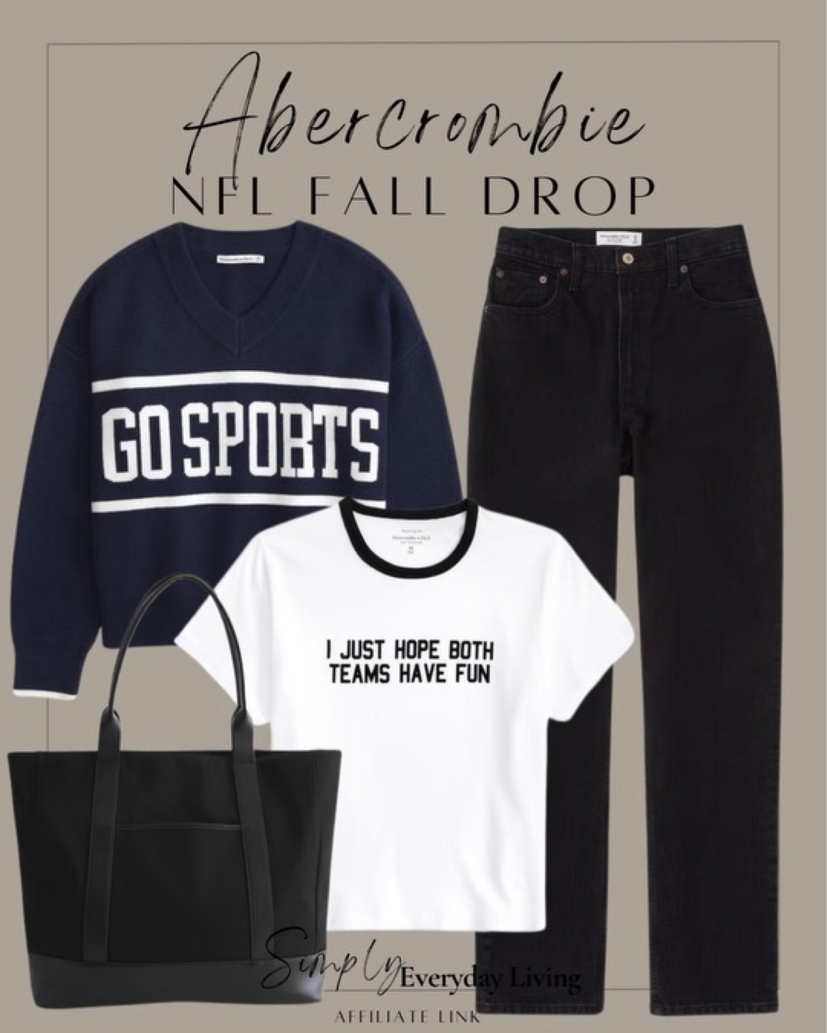 NFL fashion 🏈 new Abercrombie NFL drop 

#LTKStyleTip #LTKSaleAlert #LTKFallSale