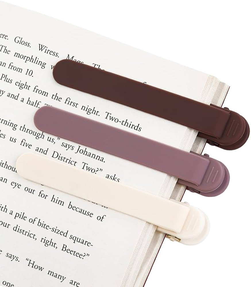 3Pcs Automatic Smart Bookmark, Book Marks for Reading Women Men Kids Book Lovers, Silicone Auto B... | Amazon (US)
