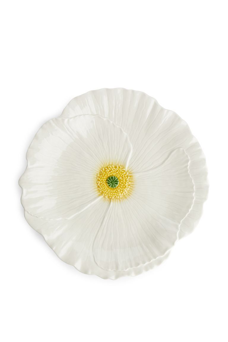 San Raphael Wild Flower Plate 29 cm - White - Home All | H&M GB | H&M (UK, MY, IN, SG, PH, TW, HK)