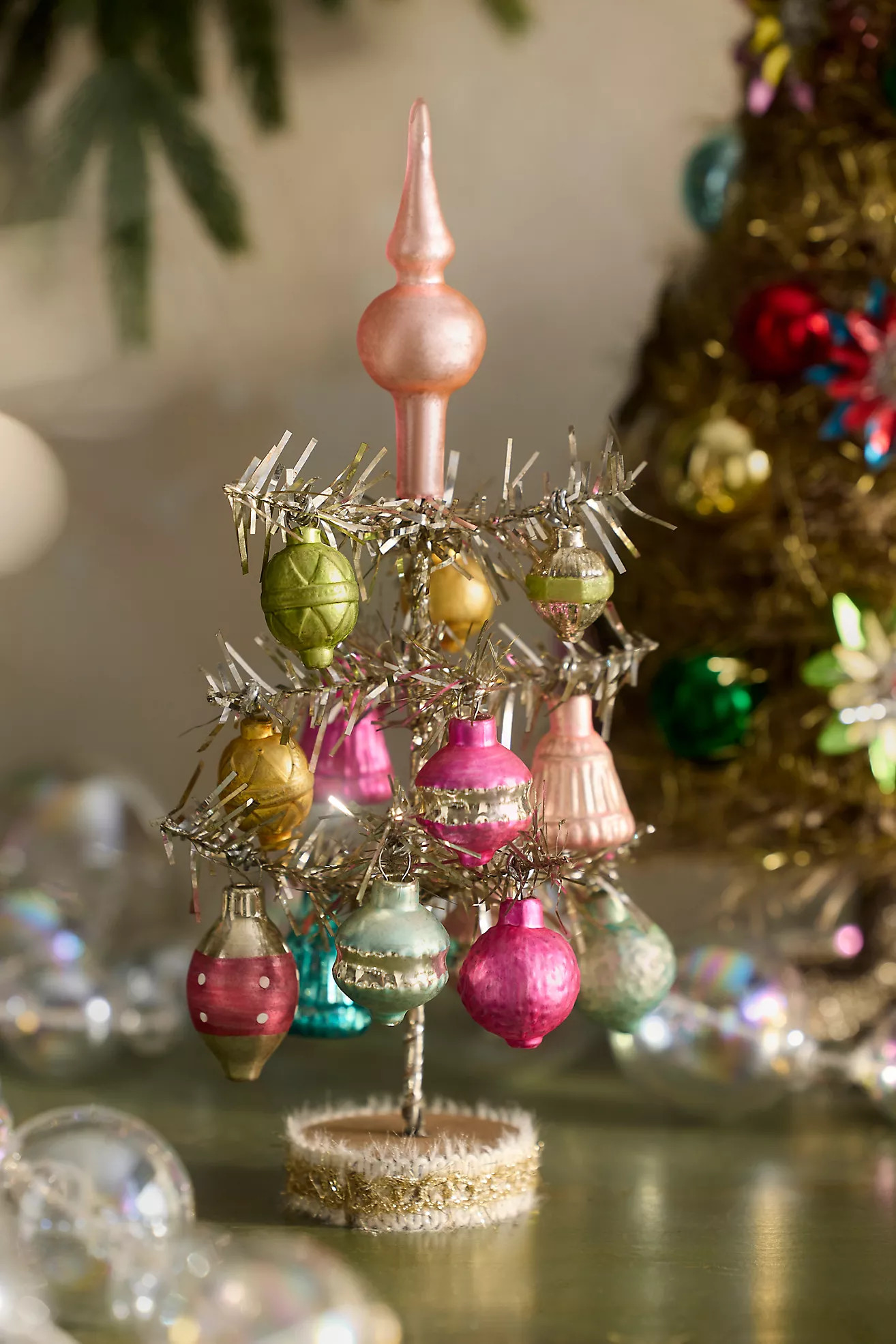 Vintage Tinsel + Ornament Tree | Anthropologie (US)