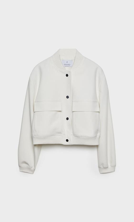 Bomber jacket with maxi pockets | Stradivarius (UK)