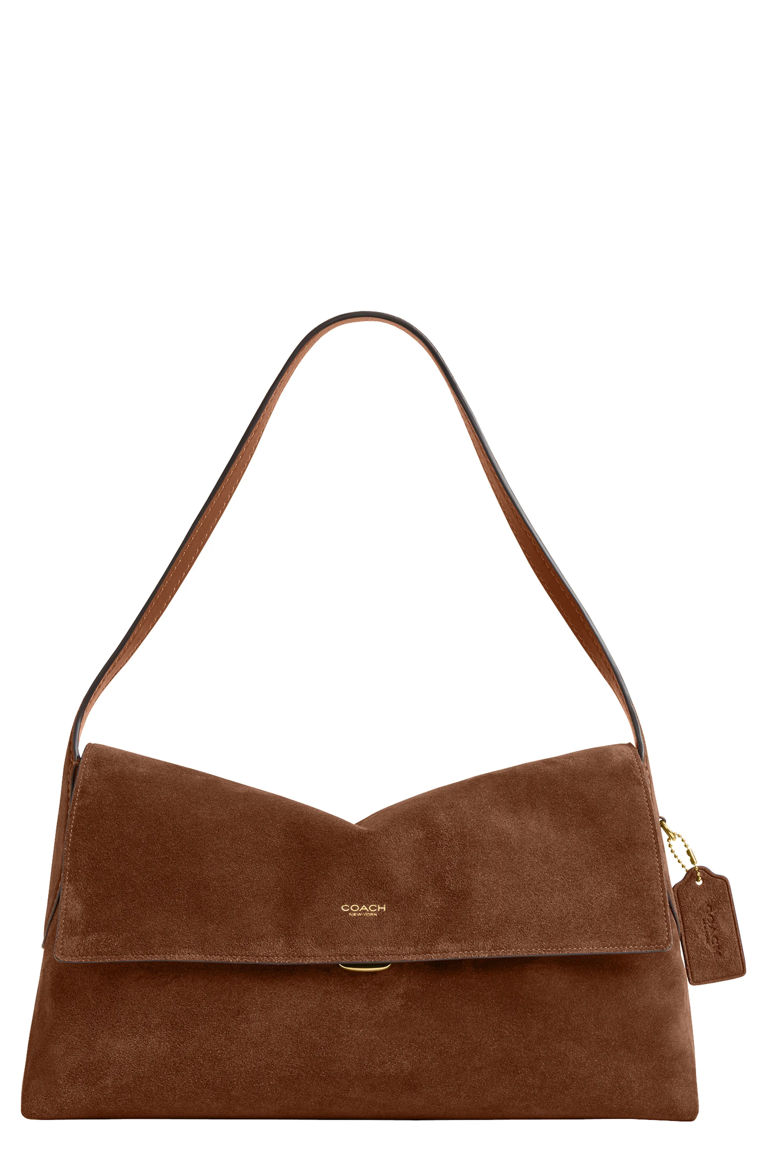 COACH Chelsea 36 Suede Shoulder Bag (Women) | Nordstrom | Nordstrom