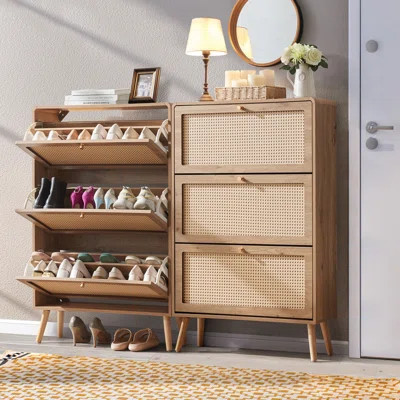 24 Pair Shoe Storage Cabinet (Set of 2) | Wayfair North America