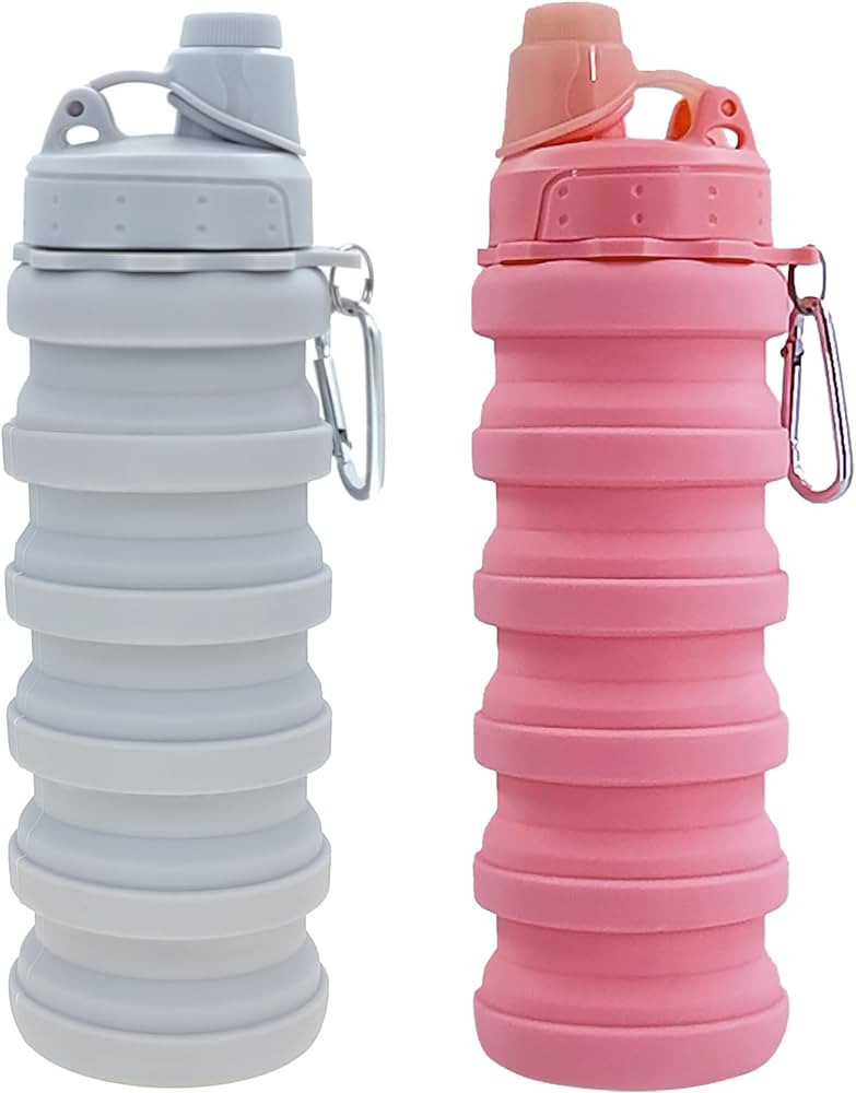 Collapsible Water Bottles Travel water bottle Sports Portable Sport Water Bottle Reusable Water B... | Amazon (US)