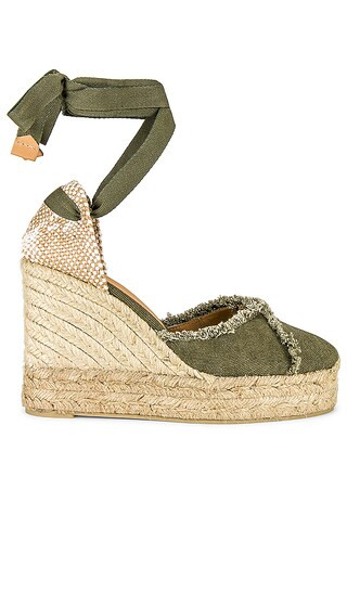 Clarina Wedge in Olive | Revolve Clothing (Global)