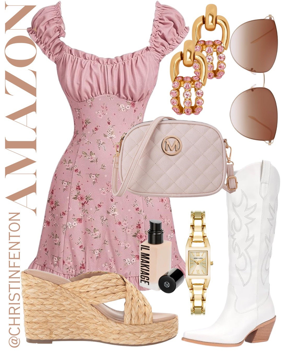 Amazon Favorite Fashion 🎀 summer dresses, summer shorts, crop tops, jean shorts, jewerly and handbags @shop.ltk #liketkit #founditonamazon 🥰 Thank you for shoe shopping with me! 🤍 XO Christin 

#LTKSummerEdit #LTKParties #LTKStyleTip