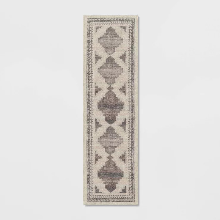 Cromwell Washable Printed Persian Style Rug Tan - Threshold™ | Target