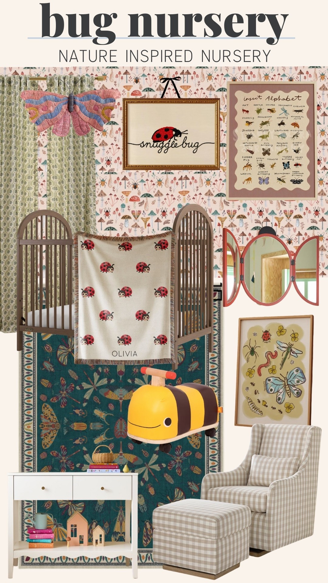 bug themed nursery, ladybug nursery decor, nature inspired nursery, insect nursery artwork, garden themed nursery, whimsical bug nursery, ladybug wall art, nature nursery art prints, botanical nursery decor, woodland bug nursery, hand drawn insect art, cute bug nursery, gender neutral nature nursery, garden nursery artwork, butterfly and bug nursery, playful nature nursery, soft earth tone nursery, educational nursery art, nature illustration nursery, organic nursery decor, bug wall art for nursery, storybook nature nursery, spring garden nursery, nursery art insects, gentle nature themed nursery

#LTKHome #LTKBump #LTKBaby