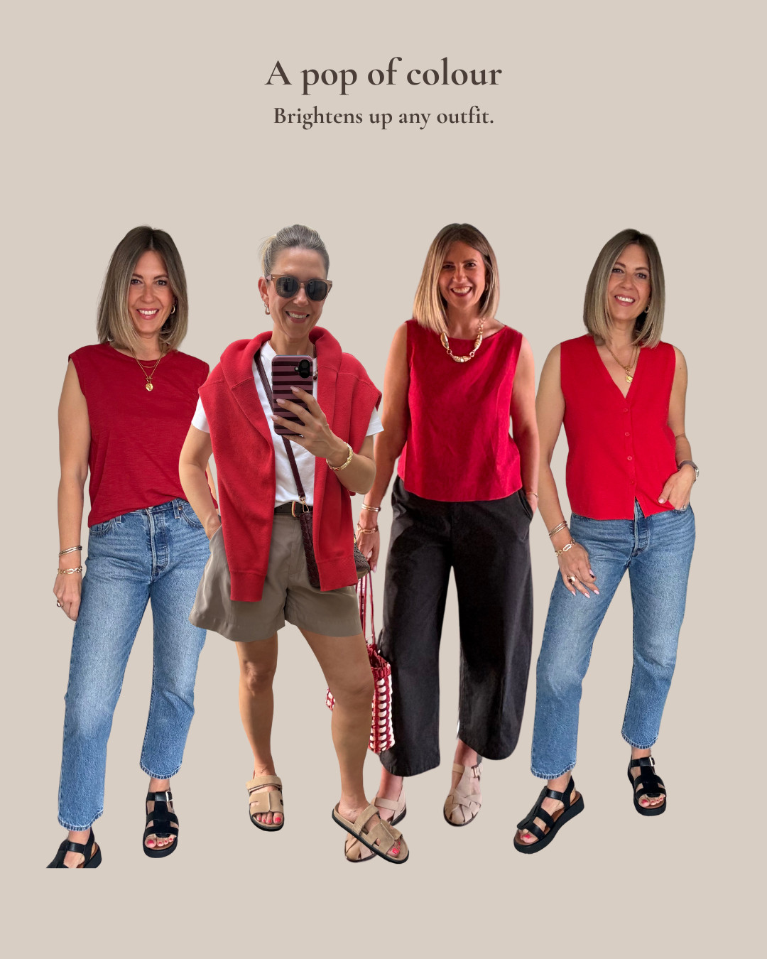 37 Midlife Outfit Ideas - A Pop of Colour 

 #LTKuk #LTKsummer #LTKover50style