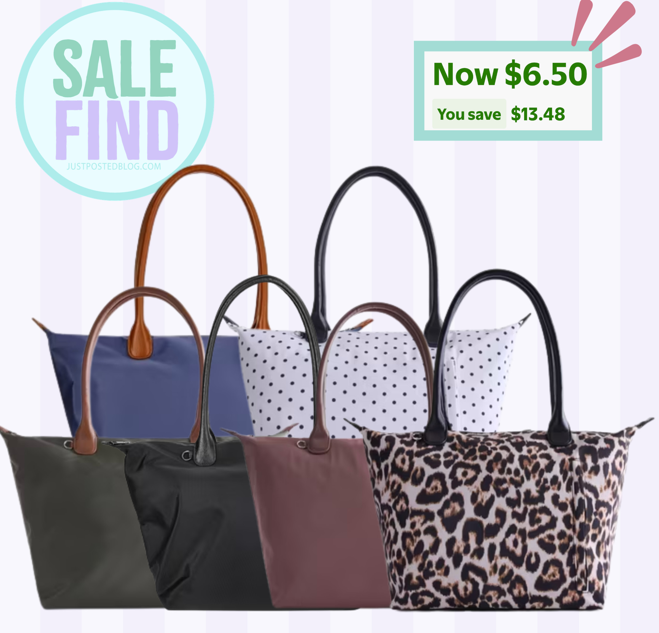 Popular tote just $6.50! 

 