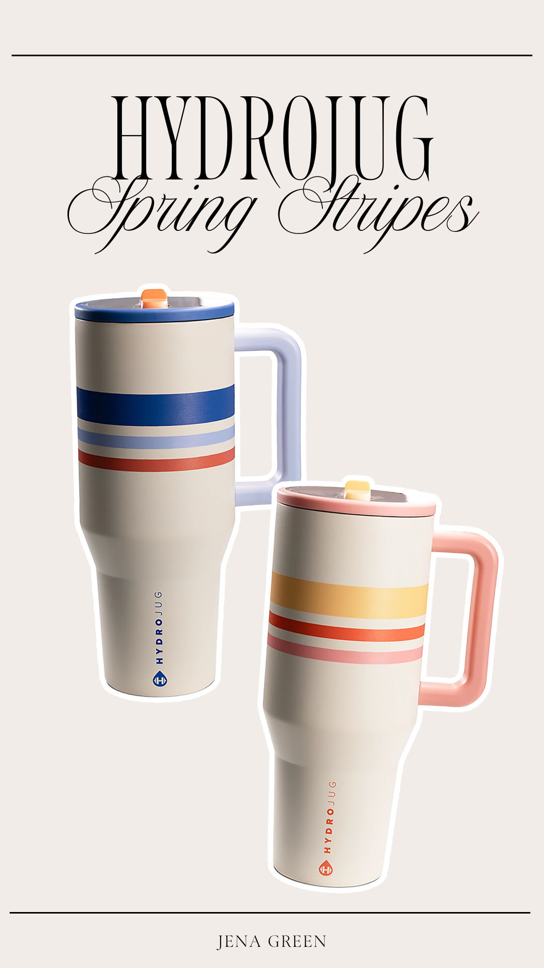 Hydrojug Spring Stripes | Hydrojug New Collection 

 #LTKSeasonal #LTKHome