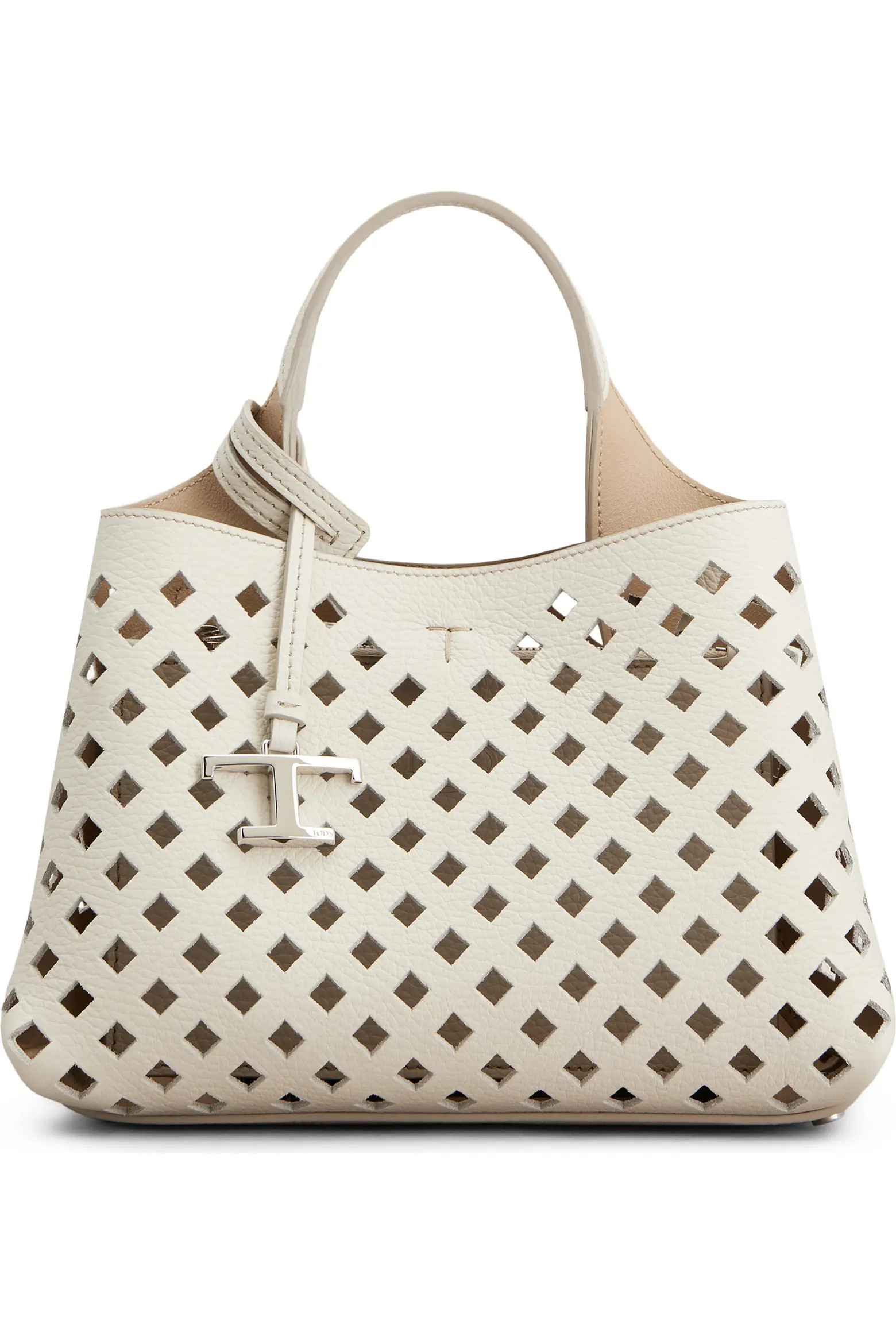 Tod's Apa Perforated Leather Top Handle Bag (Women) | Nordstrom | Nordstrom