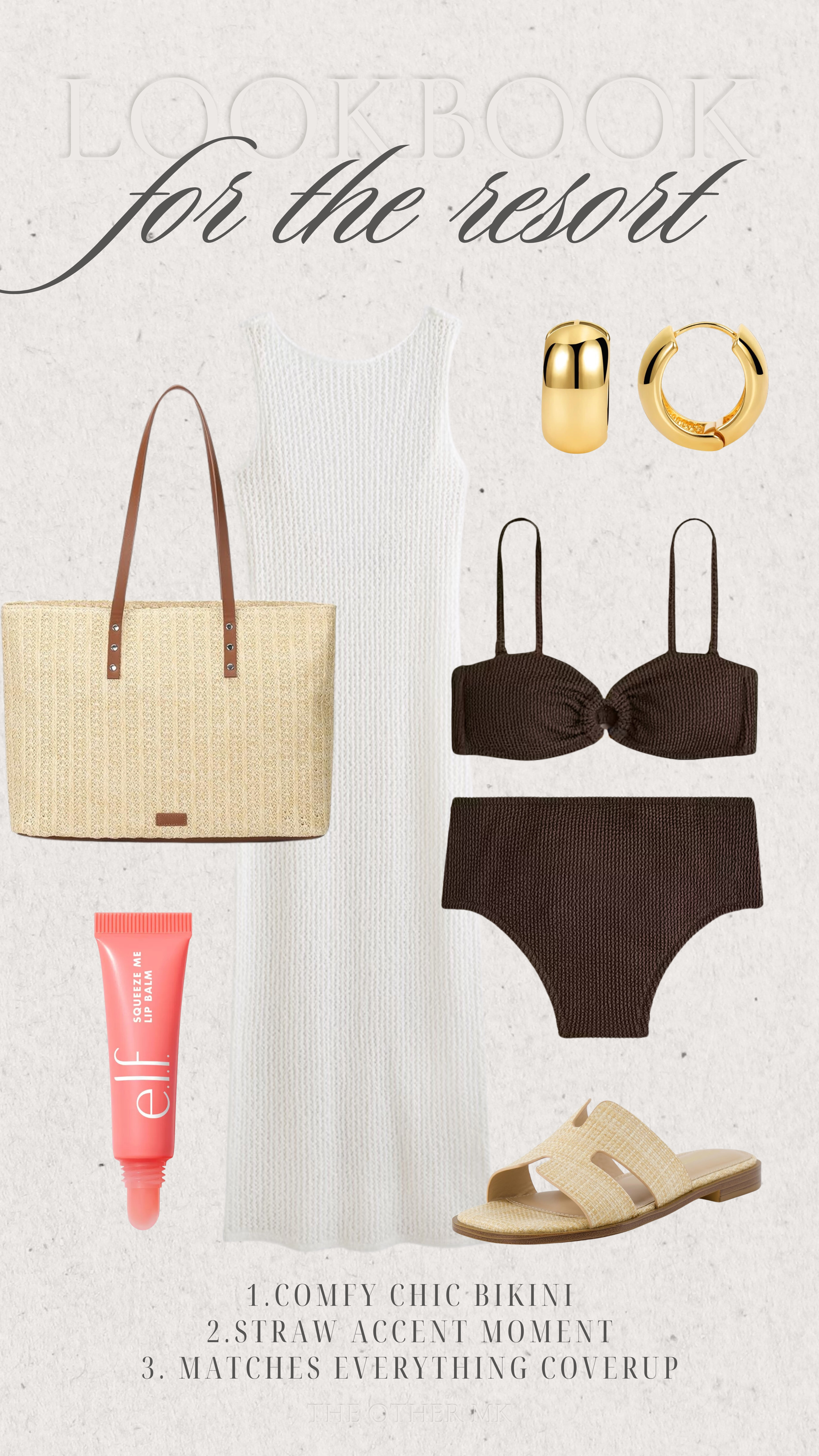 Everything in this is under $100! 

Spring fashion, Resort fashion, Beach outfit, Pool look, Accessories, Shoes, Bag, Swimsuit 

#LTKFindsUnder100 #LTKSwim #LTKMidsize